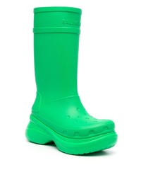 Bottes de pluie vertes Balenciaga