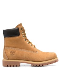 Bottes de travail en cuir marron clair Timberland