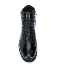 Bottes de travail en cuir noires Rossignol