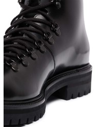 Bottes de travail en cuir noires Common Projects