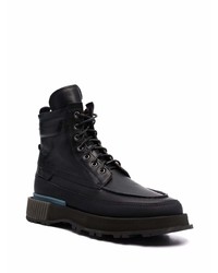 Bottes de travail en cuir noires Buttero