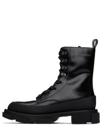 Bottes de travail en cuir noires Both