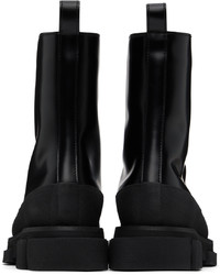 Bottes de travail en cuir noires Both