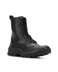 Bottes de travail en cuir noires Rombaut