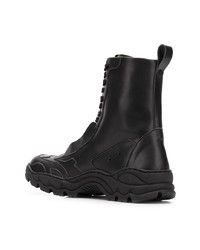 Bottes de travail en cuir noires Rombaut