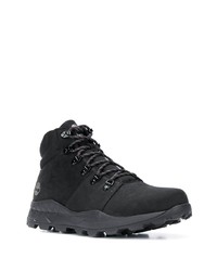 Bottes de travail en cuir noires Timberland