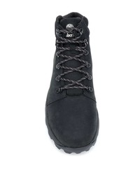 Bottes de travail en cuir noires Timberland