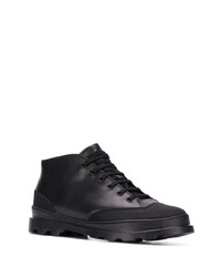 Bottes de travail en cuir noires Camper