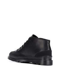 Bottes de travail en cuir noires Camper