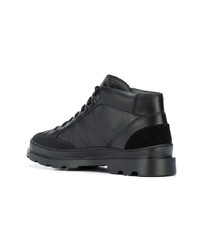 Bottes de travail en cuir noires Camper