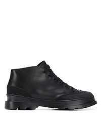 Bottes de travail en cuir noires Camper