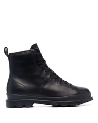 Bottes de travail en cuir noires Camper