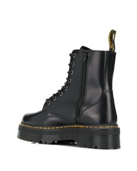 Bottes de travail en cuir noires Dr. Martens