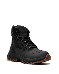 Bottes de travail en cuir noires Timberland