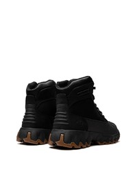 Bottes de travail en cuir noires Timberland