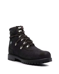 Bottes de travail en cuir noires Timberland