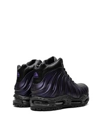 Bottes de travail en cuir noires Nike