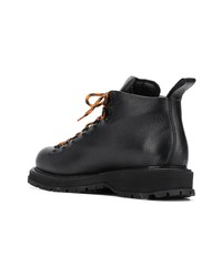 Bottes de travail en cuir noires Buttero