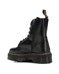 Bottes de travail en cuir noires Dr. Martens