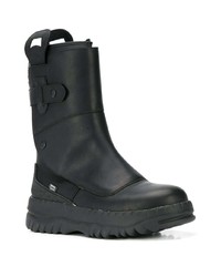 Bottes de travail en cuir noires Camper