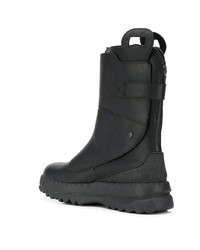 Bottes de travail en cuir noires Camper