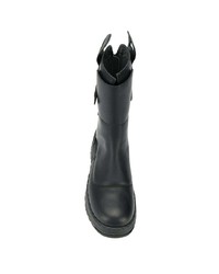 Bottes de travail en cuir noires Camper