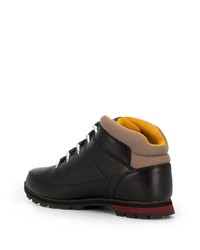 Bottes de travail en cuir noires Timberland