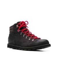 Bottes de travail en cuir noires Sorel