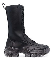 Bottes de travail en cuir noires Rombaut