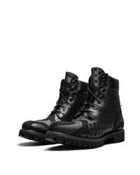 Bottes de travail en cuir noires Timberland