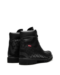 Bottes de travail en cuir noires Timberland