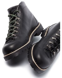 Bottes de travail en cuir noires Diemme