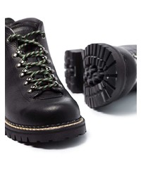 Bottes de travail en cuir noires Diemme