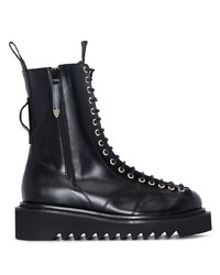 Bottes de travail en cuir noires Toga