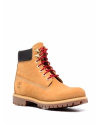 Bottes de travail en cuir tabac Timberland