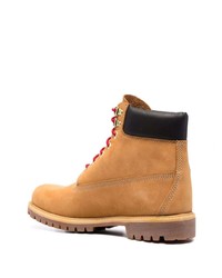 Bottes de travail en cuir tabac Timberland