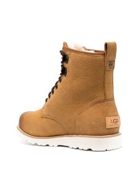 Bottes de travail en cuir tabac UGG