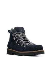 Bottes de travail en daim bleu marine BRIMARTS