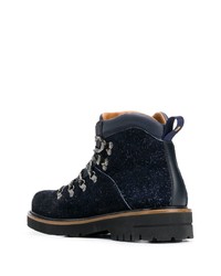 Bottes de travail en daim bleu marine BRIMARTS