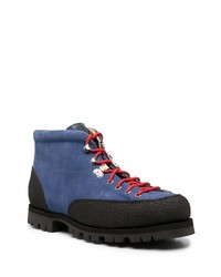 Bottes de travail en daim bleues Paraboot