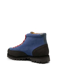 Bottes de travail en daim bleues Paraboot