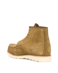 Bottes de travail en daim marron clair Red Wing Shoes