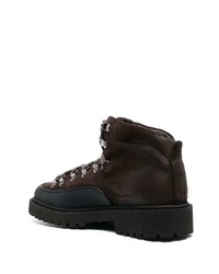 Bottes de travail en daim marron foncé Doucal's