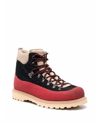 Bottes de travail en daim multicolores Diemme