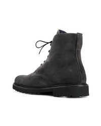 Bottes de travail en daim noires Doucal's