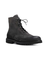 Bottes de travail en daim noires Doucal's