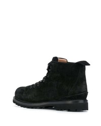 Bottes de travail en daim noires Buttero