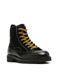 Bottes de travail en daim noires PS Paul Smith