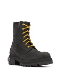 Bottes de travail en daim noires Vetements