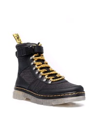 Bottes de travail en toile noires Dr. Martens